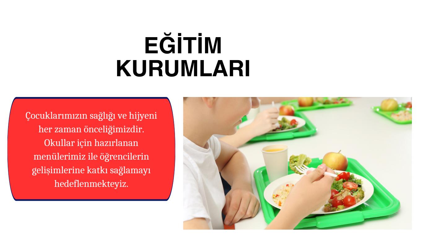 Okul Toplu Yemek Catering Hizmeti